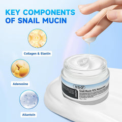 VGO application steps image highlights morning and evening skincare sequence