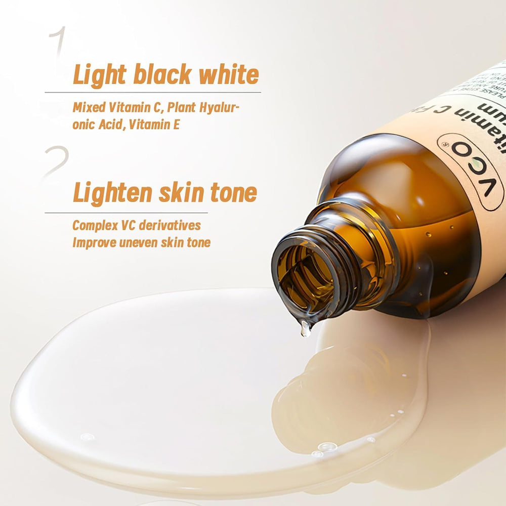 VGO Dual-Tube Cleanser close-up demonstrates gentle amino acid surfactants.