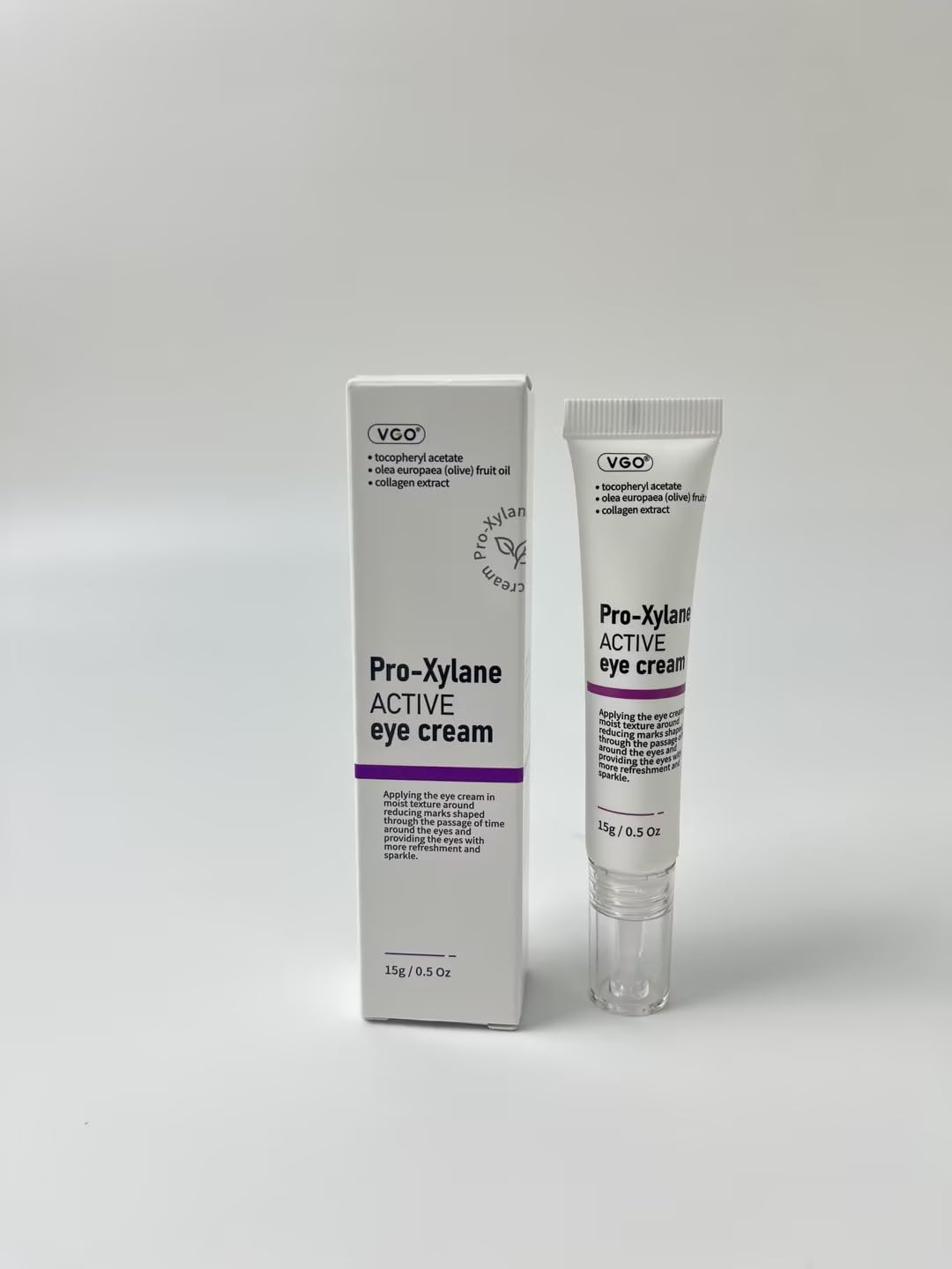 VGO eye cream can be worn under makeup for a rested look