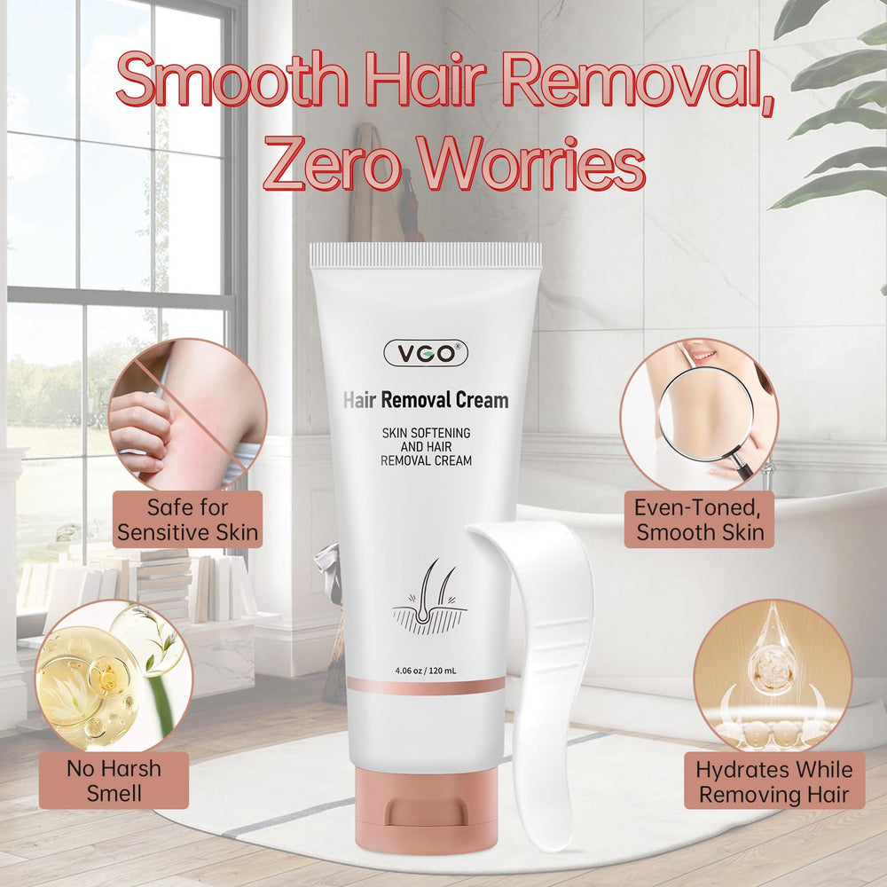 VGO packaging for 4oz hair removal cream