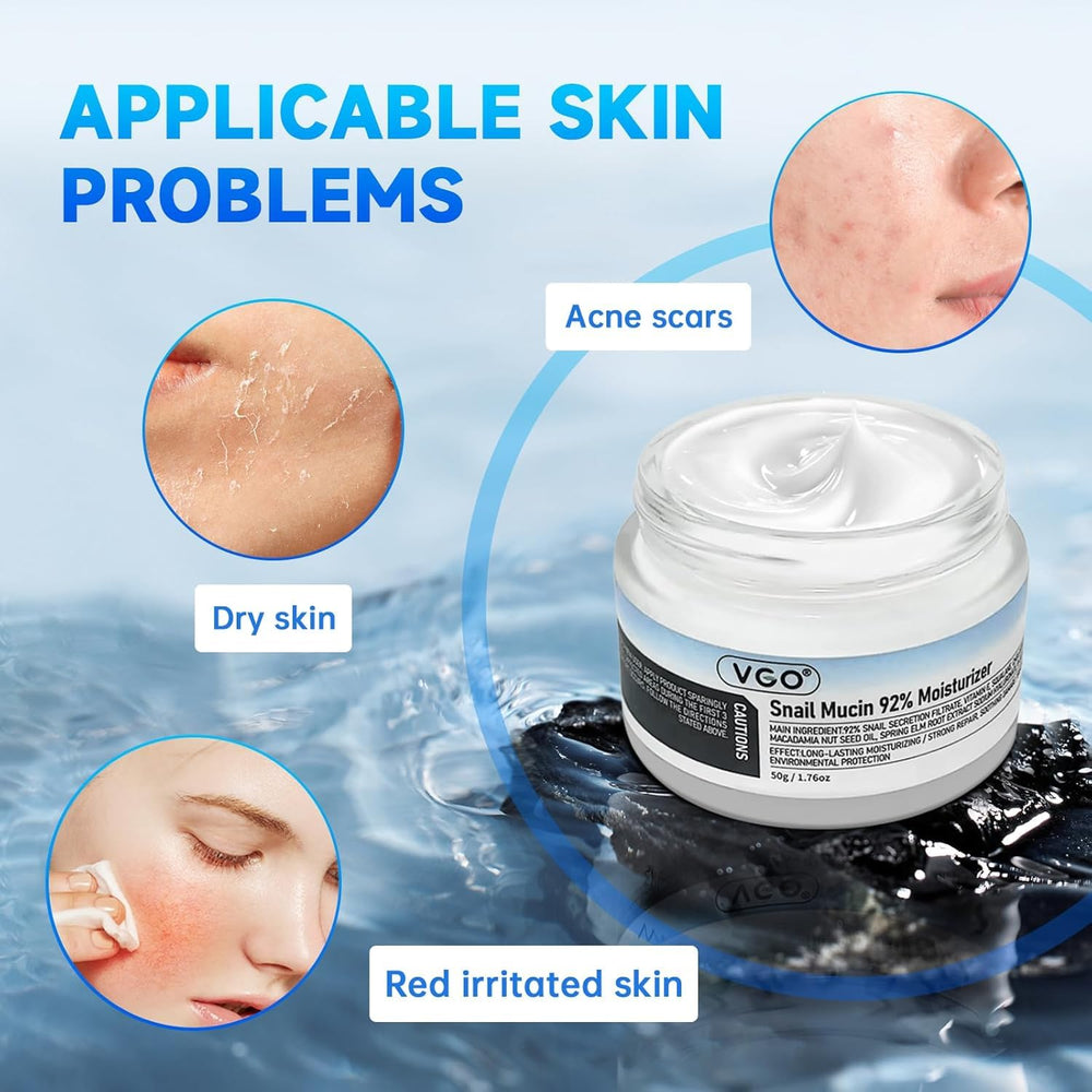 VGO hydrated skin closeup hints at a dewy complexion