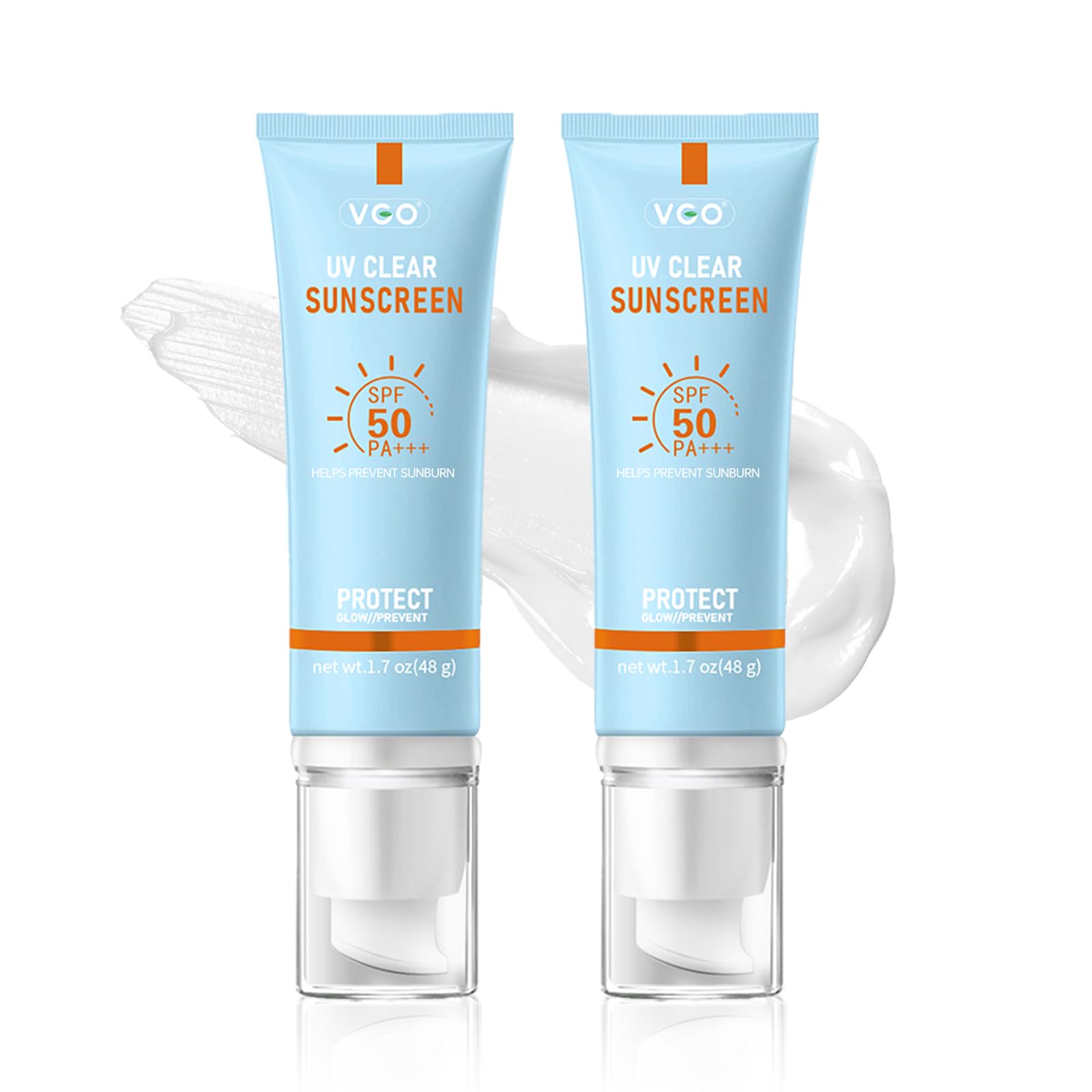 VGO Mineral Sunscreen for Face packaging shown for daily protection on the go.