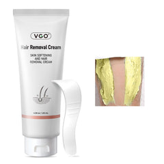 VGO Painless Bikini Gel packaging highlights fragrance-free formula for sensitive skin.