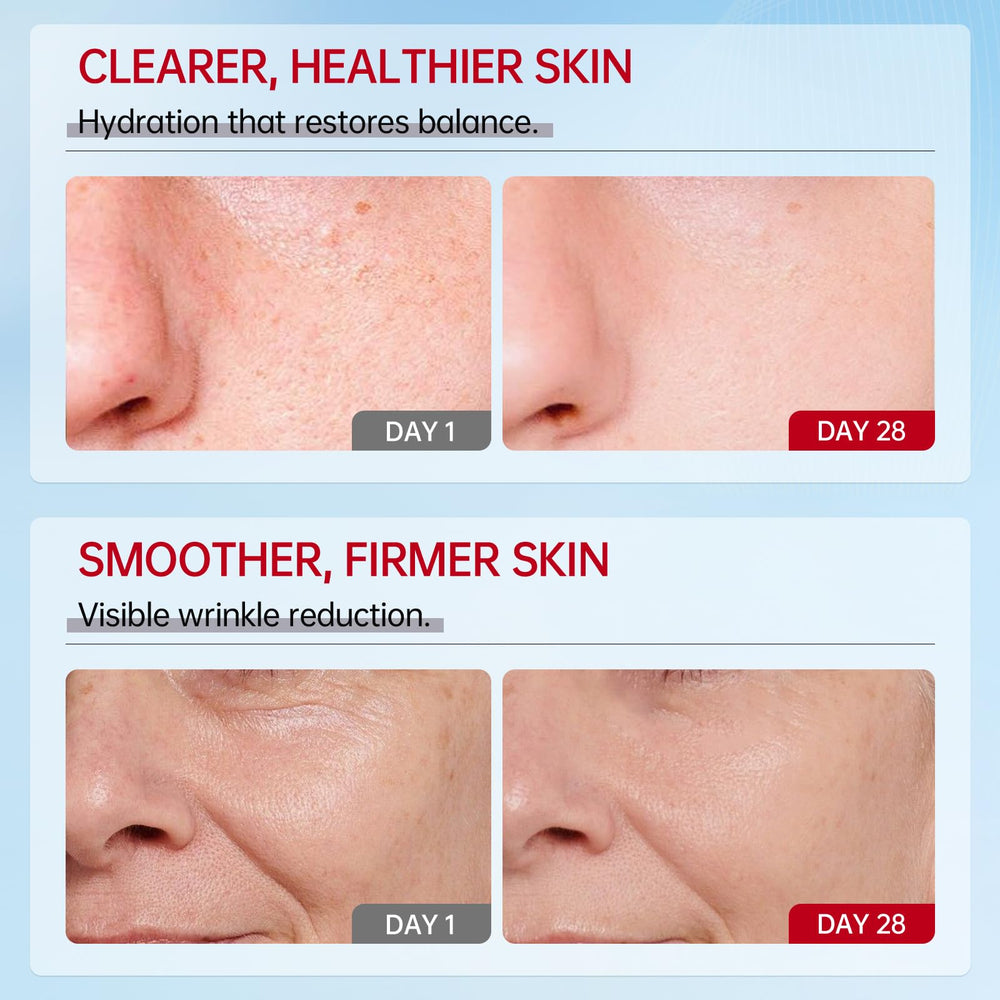 VGO snail mucin moisturizer being applied to skin, demonstrating quick absorption and non-greasy finish.