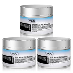 VGO snail mucin moisturizer bottle pack-shot highlighting 92% mucin for deep hydration.