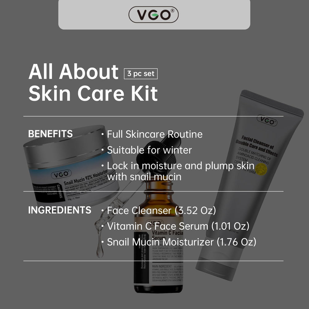 VGO Snail Mucin Moisturizer bottle shows fast-absorbing hydration for supple skin.