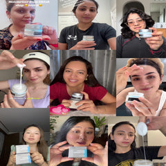 Cream jar of VGO snail mucin moisturizer with creamy consistency