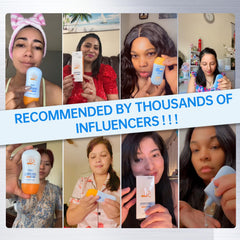 VGO Sunscreen Face SPF 50+ no-white-cast image reveals invisible finish