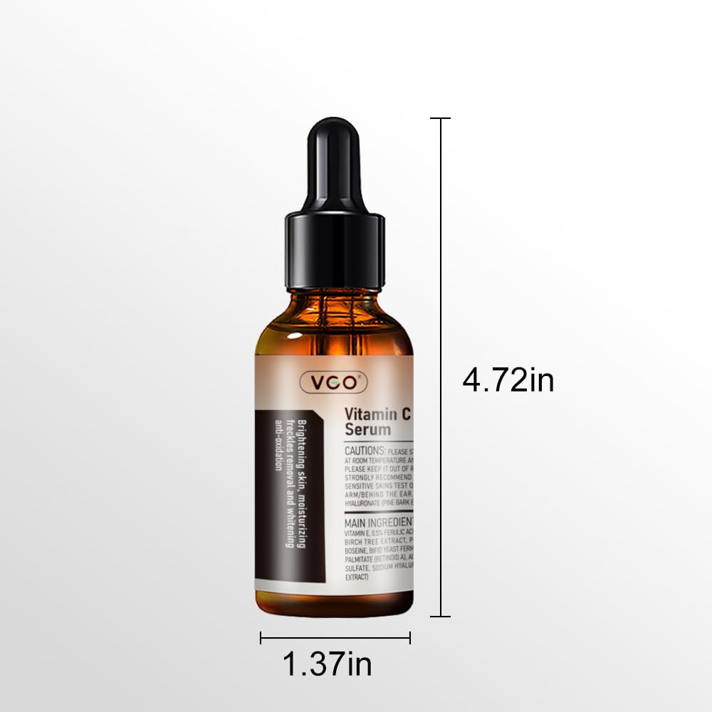 VGO Vitamin C Serum promoting even tone and brightness.
