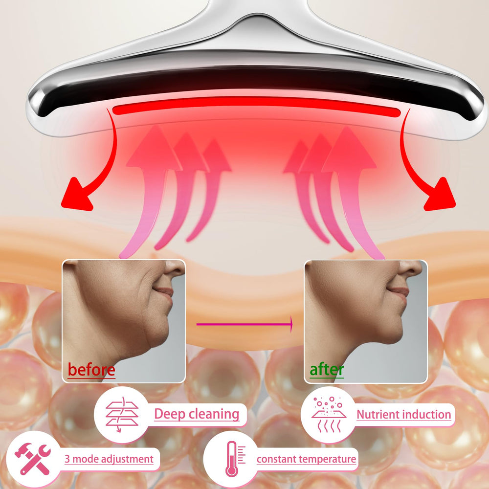 VGY red-light-therapy-wand activation glow for gentle skin renewal.