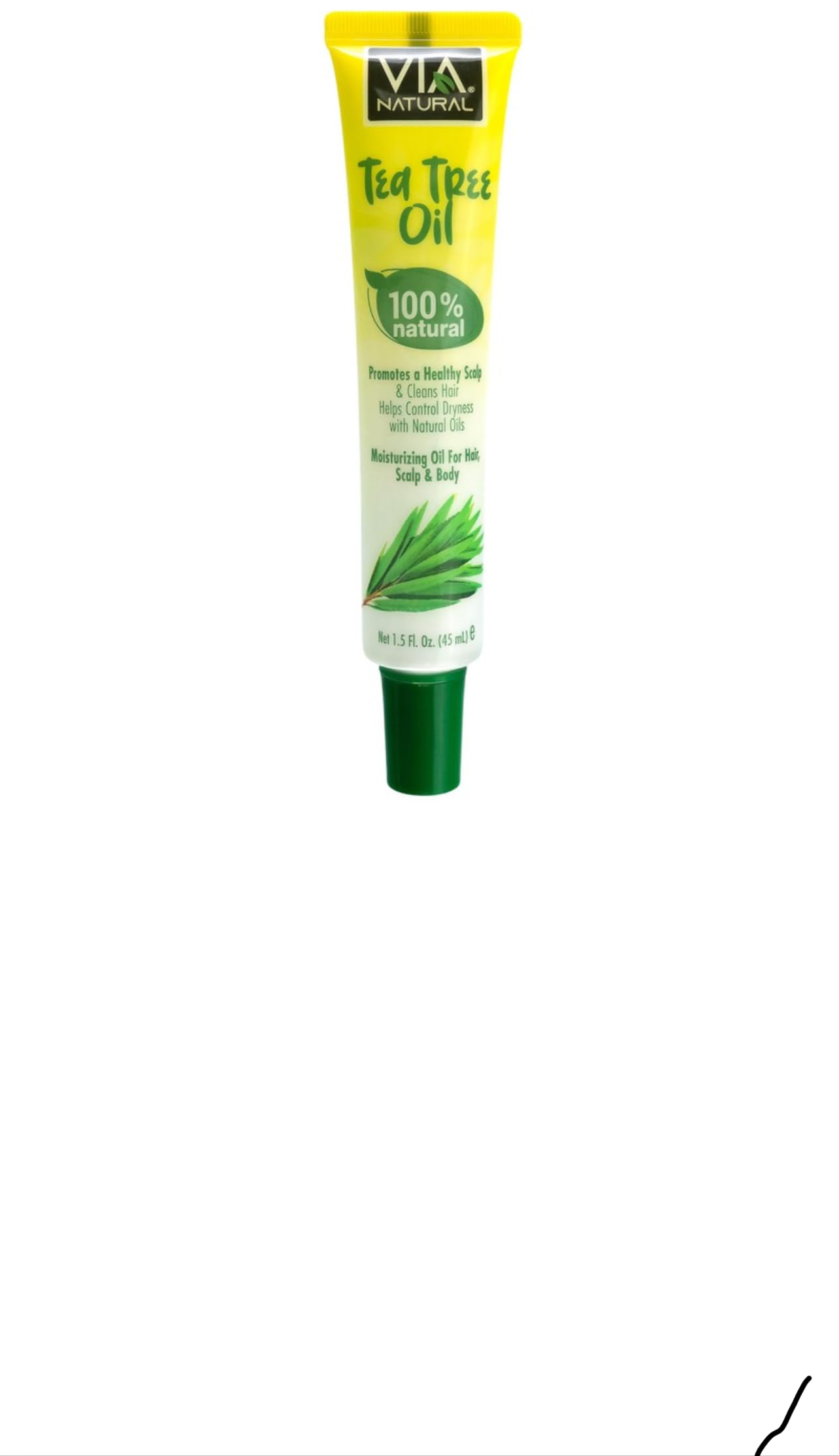 Via Natural Tea Tree Oil bottle for versatile DIY blends