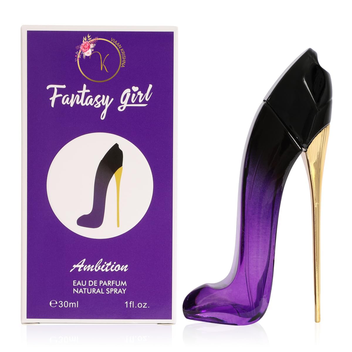 Viaan Krishna Fantasy Girl pink rose shade suggests soft floral aroma.