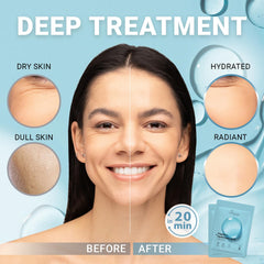 VIABEAUTY mask being opened for a refreshing at home hydration ritual