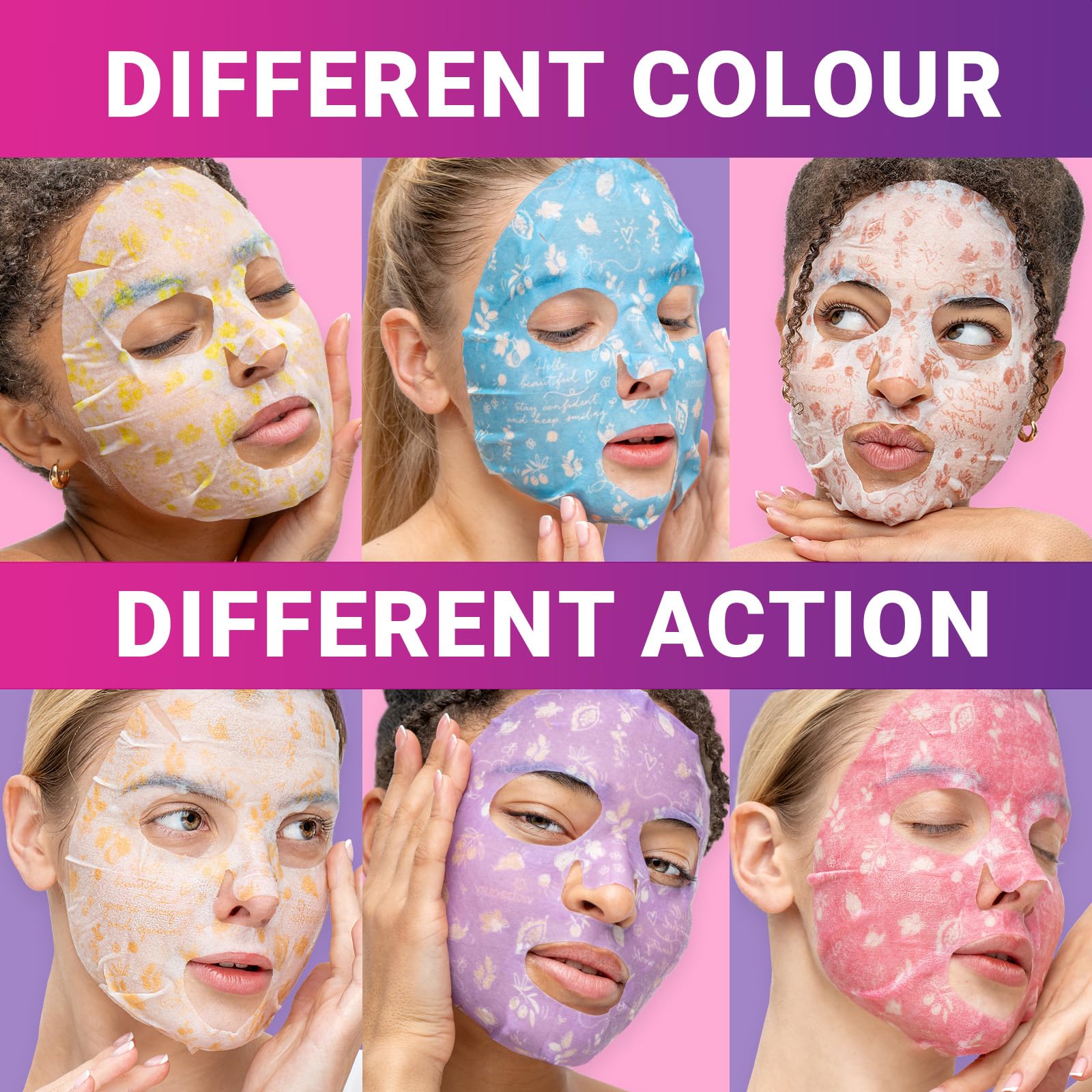 VIABEAUTY vitamin C brightening mask targets dullness for a radiant tone.