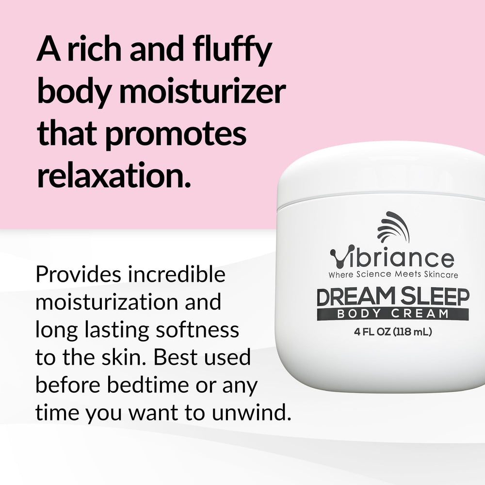 Vibriance Dream Sleep bottle lid closed for calm nightly routine
