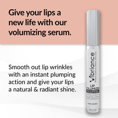 Vibriance Lip Volumizer gloss swatch shows natural shine