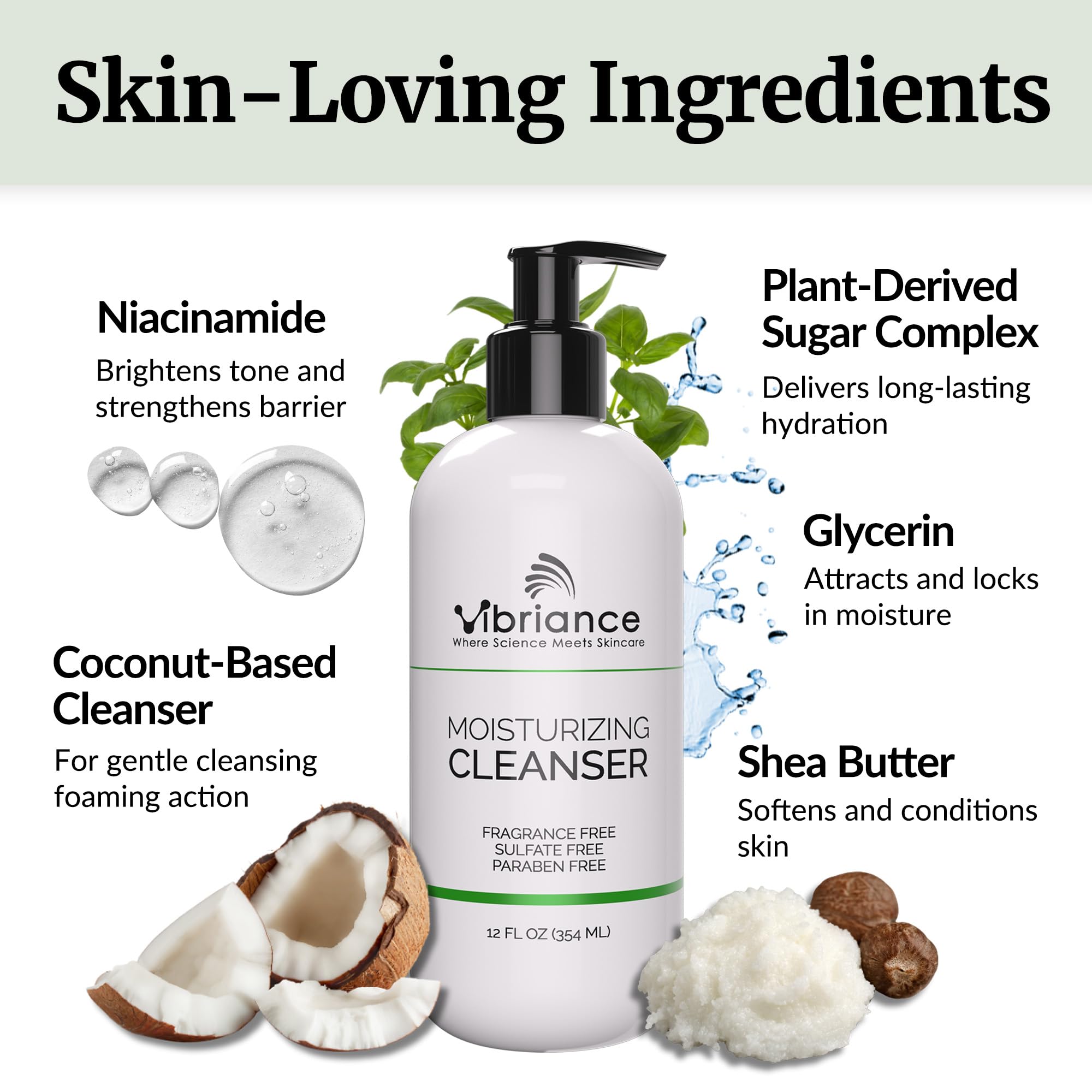 Vibriance Gentle Face Wash suitable for mature skin and sensitive users