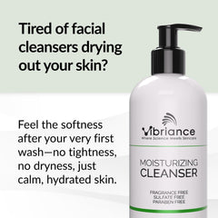 Vibriance Moisturizing Cleanser with Niacinamide and Shea Butter for balanced dry skin