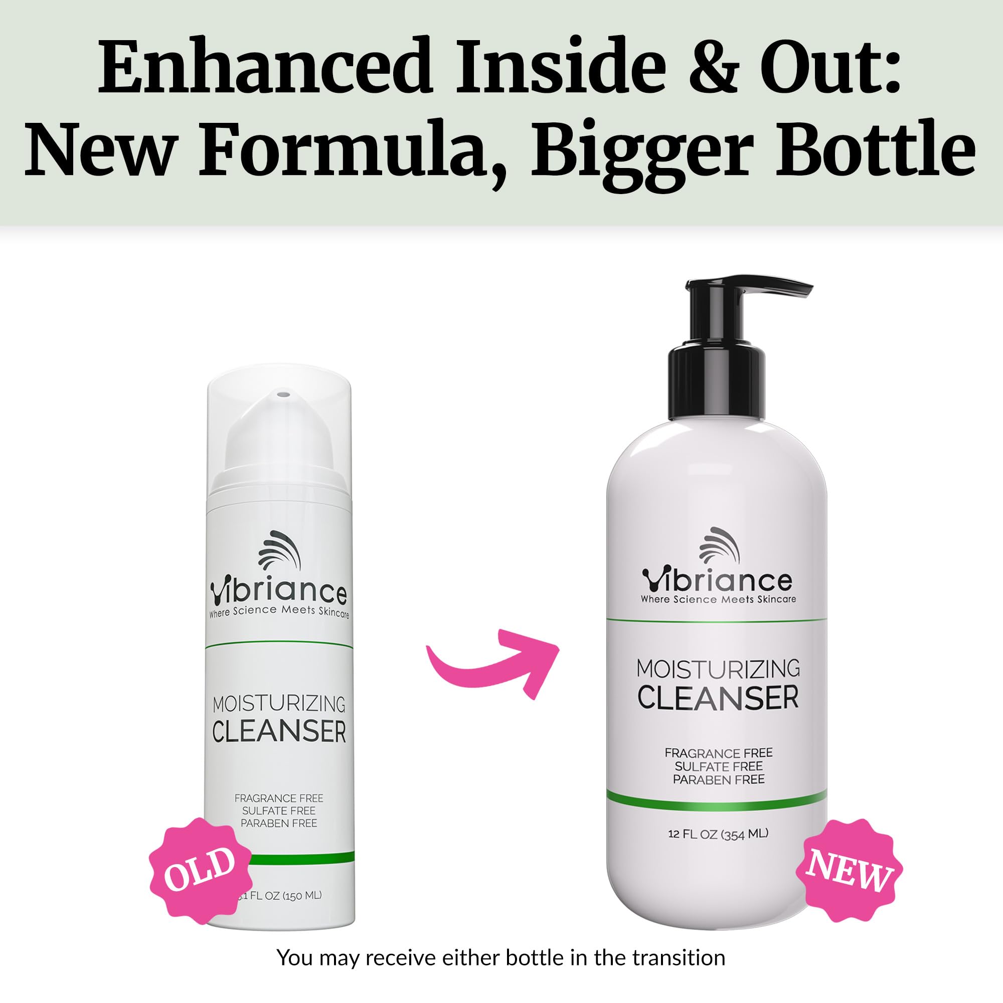 Vibriance Moisturizing Cleanser silky oil-to-foam lather demonstrating hydration