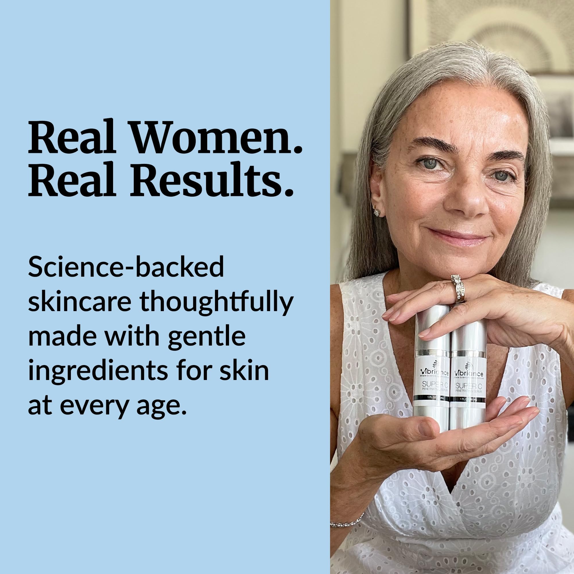 Vibriance Super C Serum liquid consistency emphasizes potent delivery