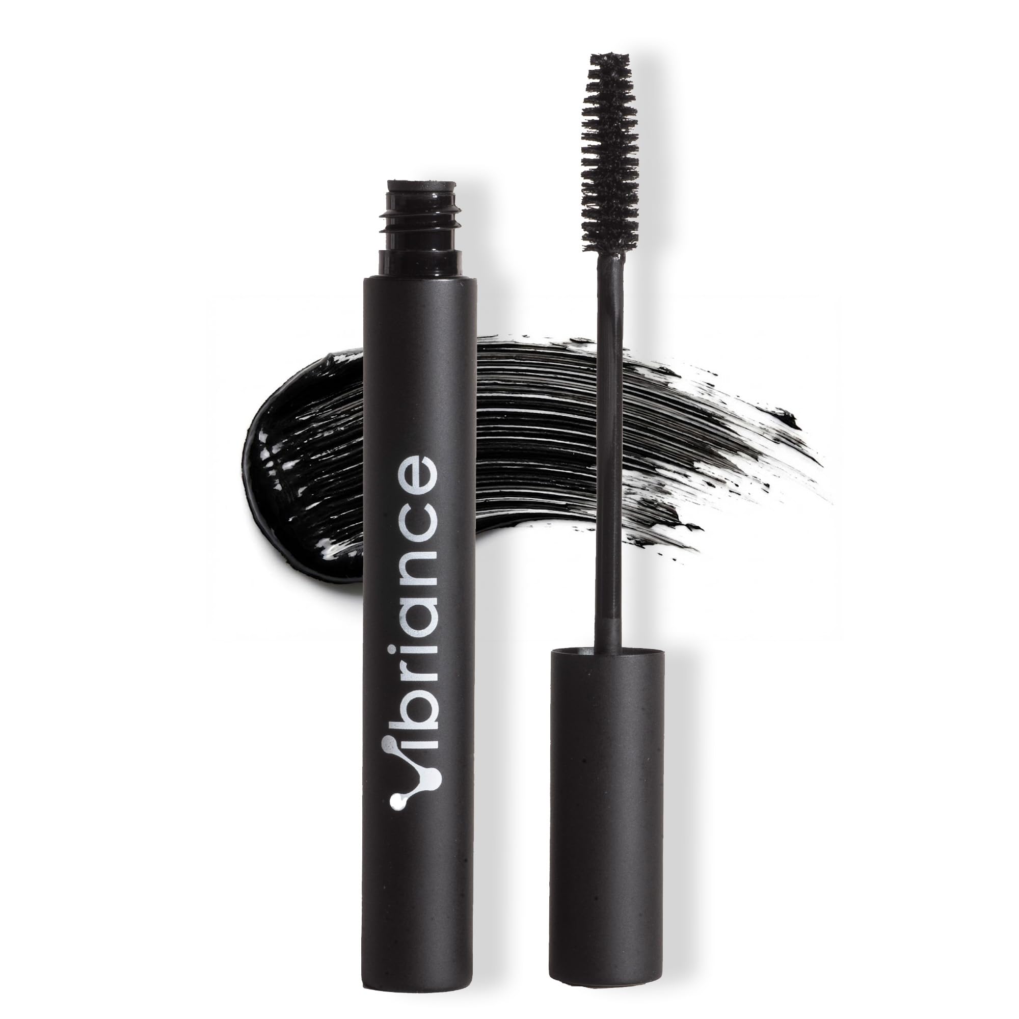 Vibriance Volumizing Mascara bottle in soft black showing tubing definition