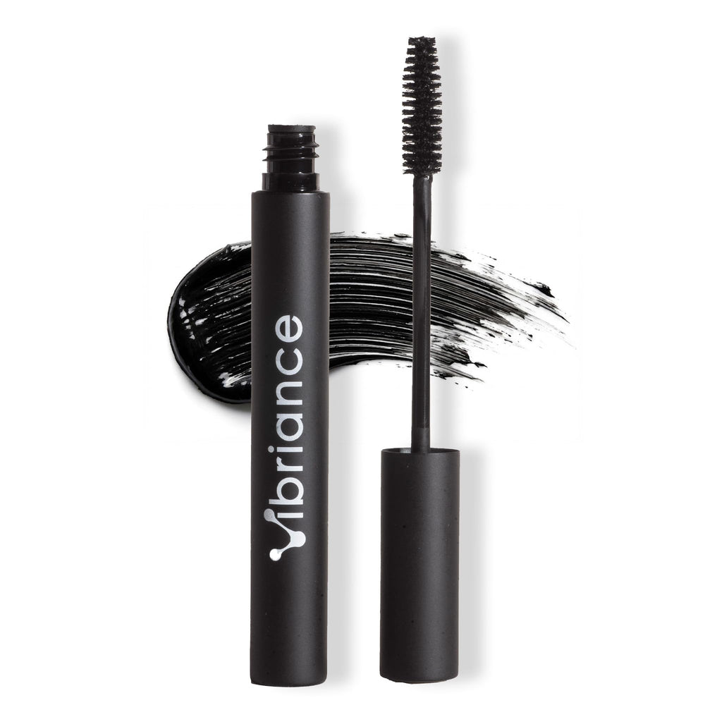 Vibriance Volumizing Mascara bottle in soft black showing tubing definition
