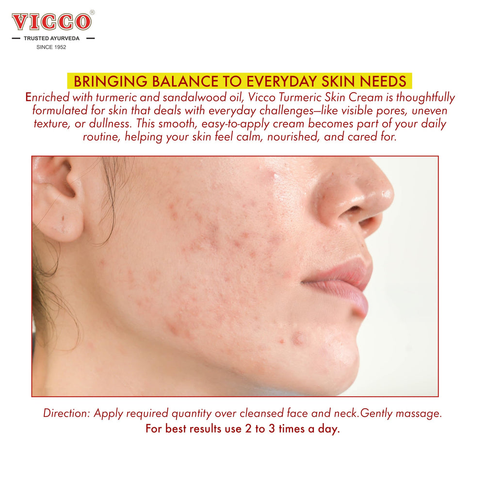 Vicco Turmeric Face Moisturizer vegan formula aligns with clean beauty.