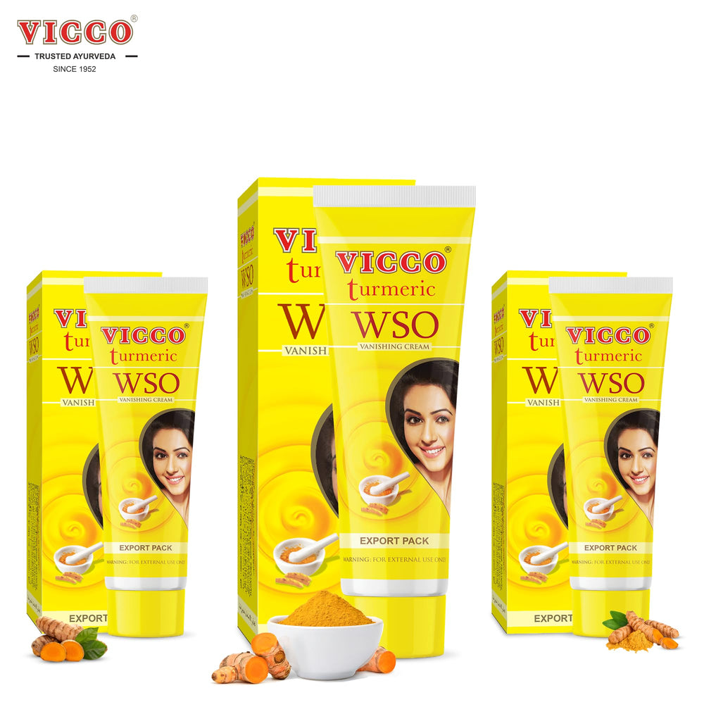 Vicco Turmeric WSO texture close-up shows lightweight, non-greasy absorption for daily use.