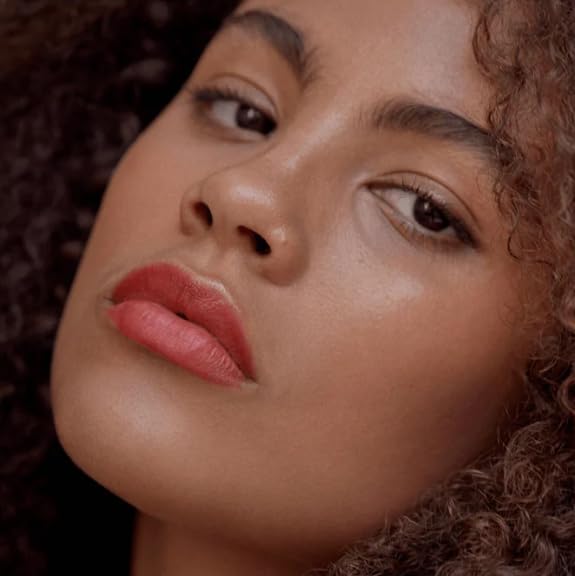 Victoria Beckham Beauty Lip Tint in action on lips for a just-bitten look