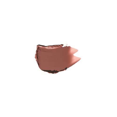 Victoria Beckham Posh Lipstick swatch emphasizes creamy texture and comfort on lips.