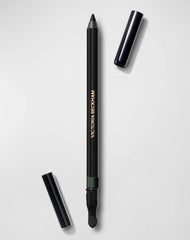 Victoria Beckham Satin Kajal Olive Shade delivers bold definition for a vivid eye look