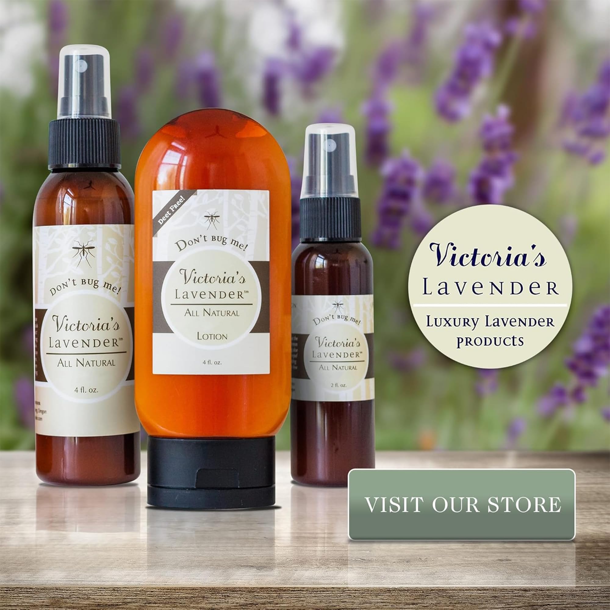 Citrus and lavender aroma accompanies outdoor activities with Don’t Bug Me.