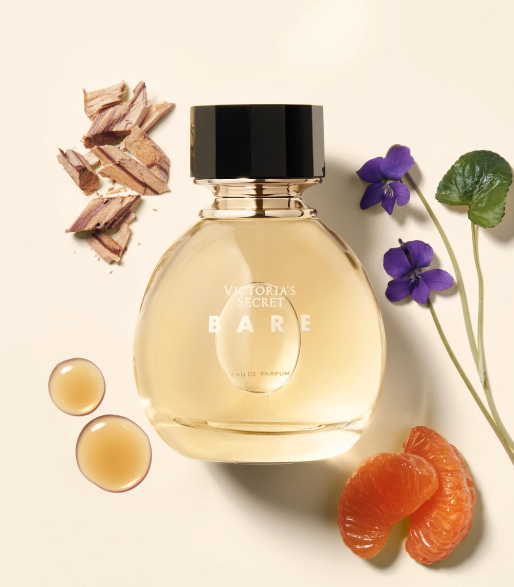 Victoria's Secret Bare mini mist cap close-up highlighting travel-friendly design.