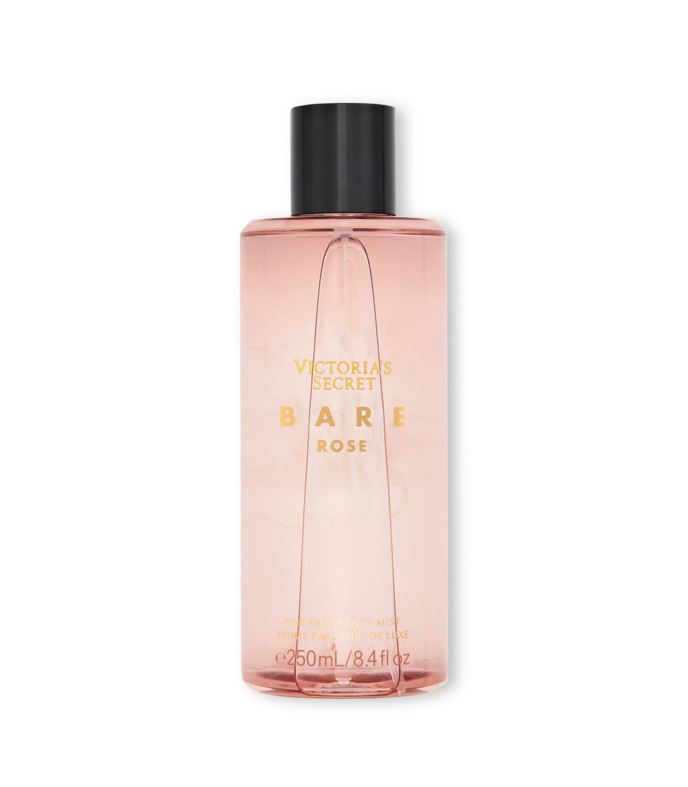 Victoria's Secret Bare Rose fragrance mist bottle for quick daily refresh.