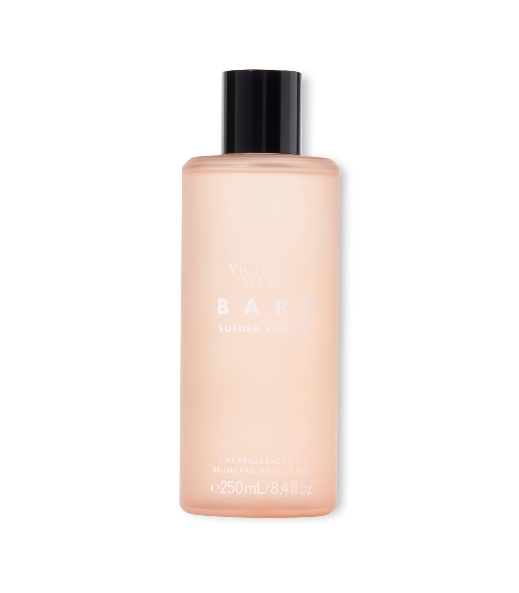 Victoria's Secret Bare Sueded Vanilla bottle front highlights warm vanilla notes for daily wear.