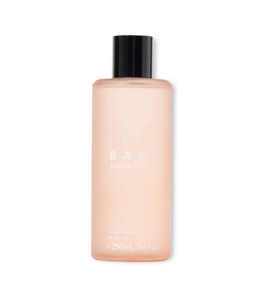 Victoria's Secret Bare Sueded Vanilla bottle front highlights warm vanilla notes for daily wear.