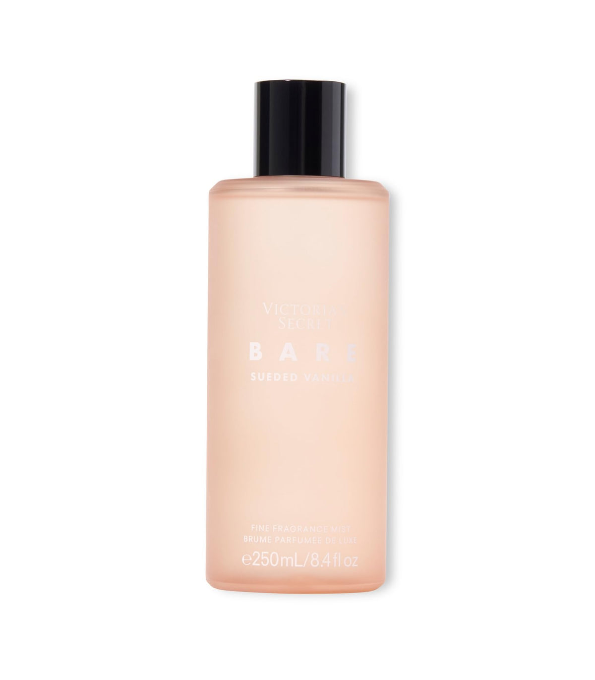 Victoria's Secret Bare Sueded Vanilla bottle front highlights warm vanilla notes for daily wear.