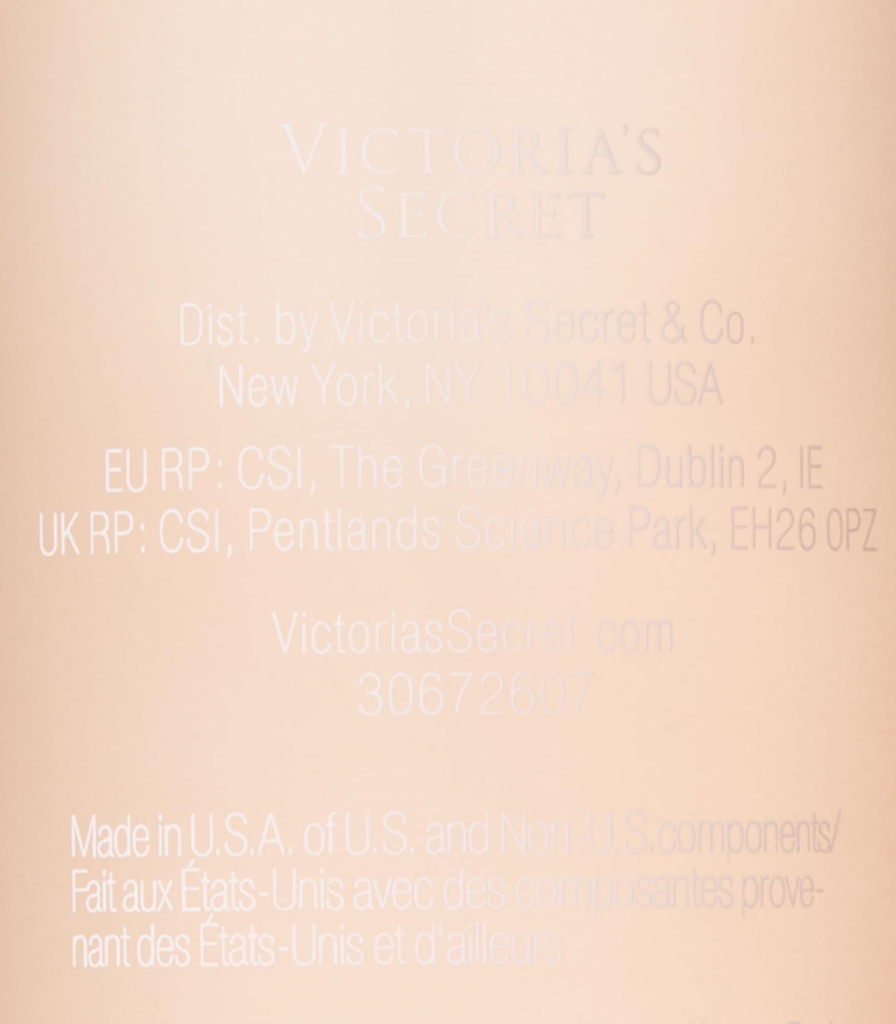 Victoria's Secret Bare Sueded Vanilla packaging conveys premium, long-lasting body mist experience.