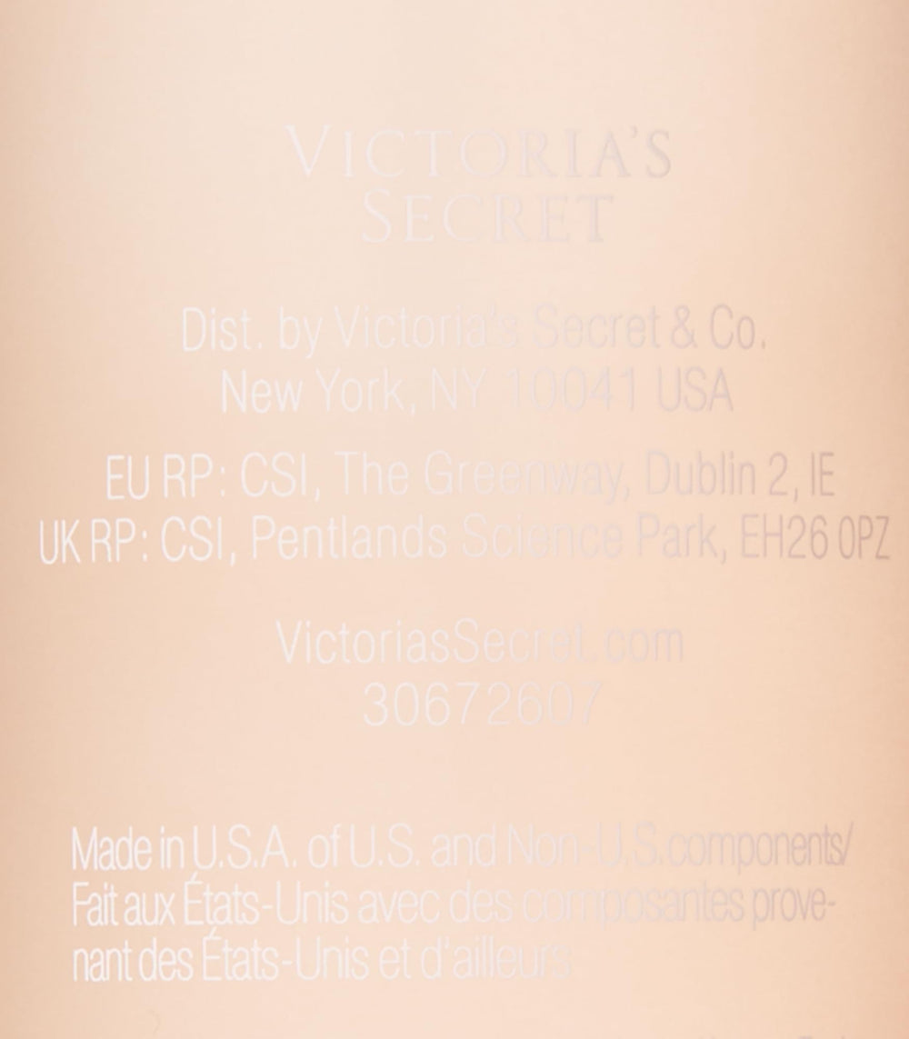 Victoria's Secret Bare Sueded Vanilla packaging conveys premium, long-lasting body mist experience.