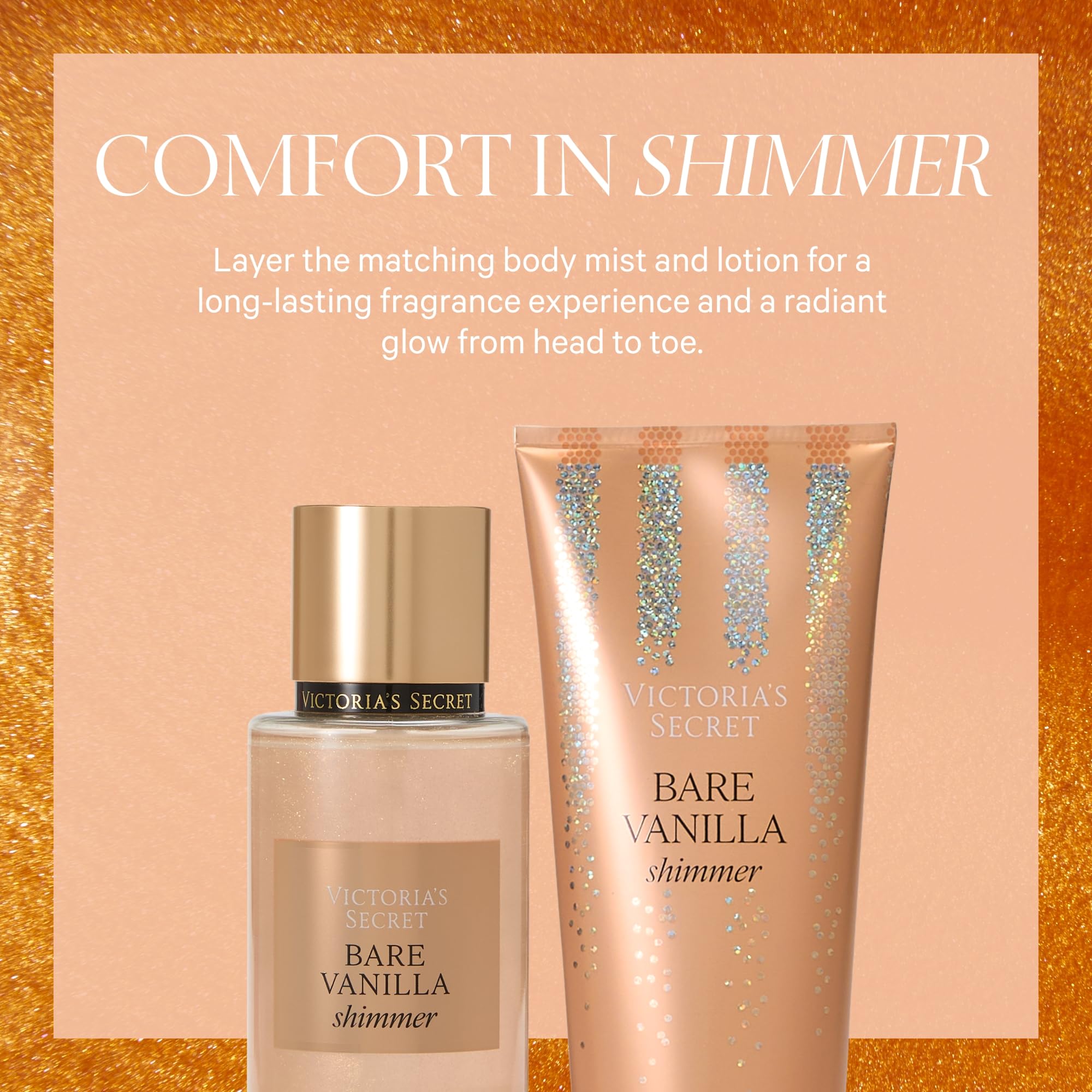Victoria's Secret Bare Vanilla Shimmer Mist notes capture vanilla aroma and subtle glow