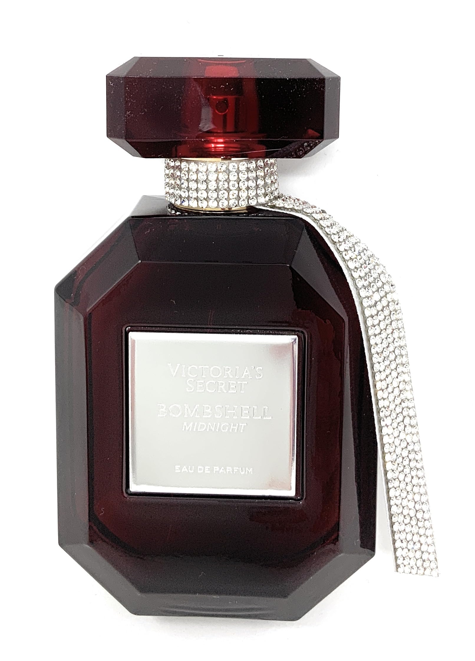 Victoria's Secret Bombshell Midnight bottle front view, a gifting-ready collector's design.