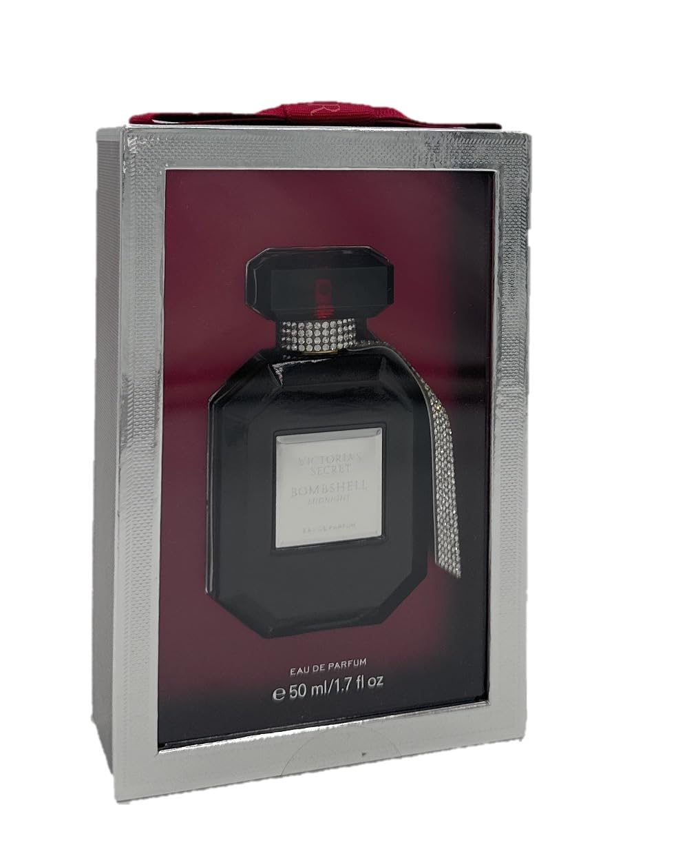 Victoria's Secret Bombshell Midnight EDP packaging showcases a gift-ready collector edition