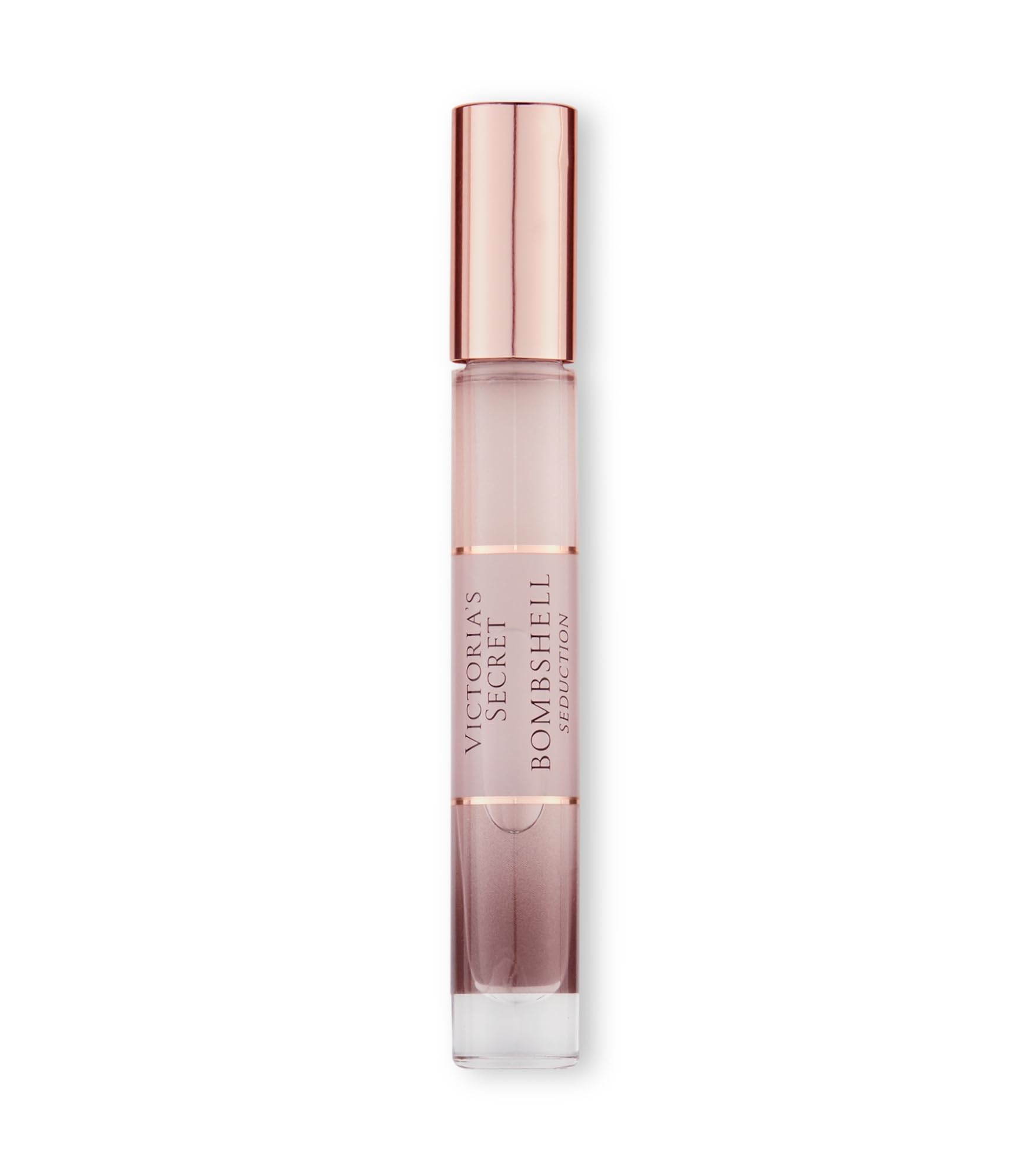 Victoria's Secret Bombshell Seduction rollerball cap detail highlights portable design