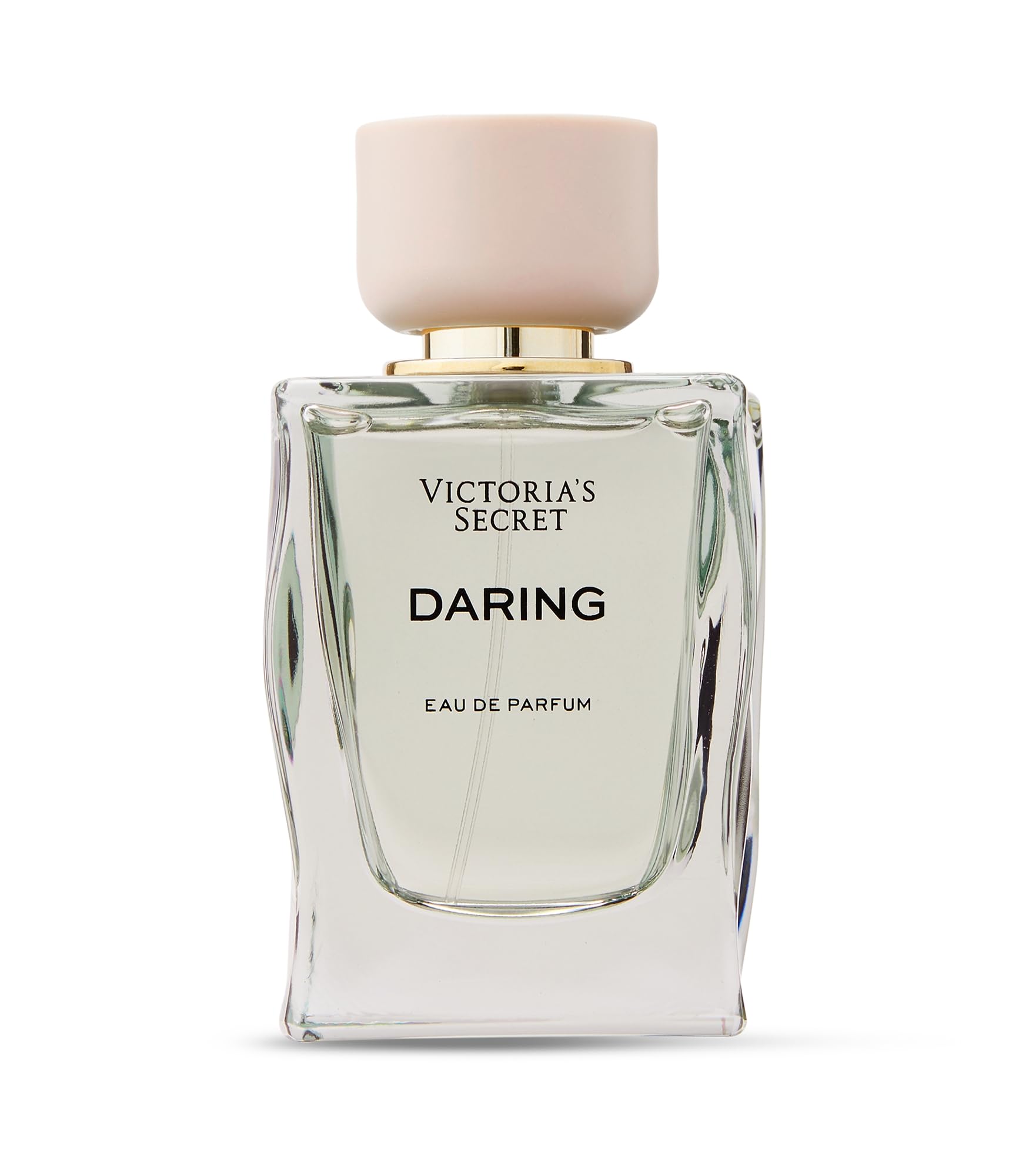 Victoria's Secret Daring bottle closeup cap reveals craftsmanship and modern style.