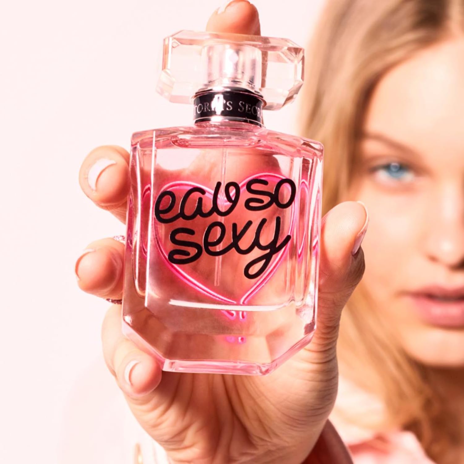Victoria's Secret Eau So Sexy packaging on display suggests premium gift-ready presentation.
