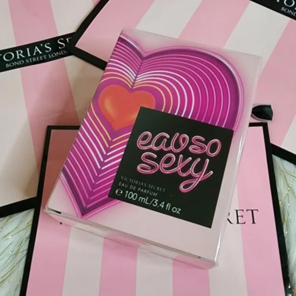 Victoria's Secret Eau So Sexy sealed cap emphasizes travel-friendly, spill-free portability.