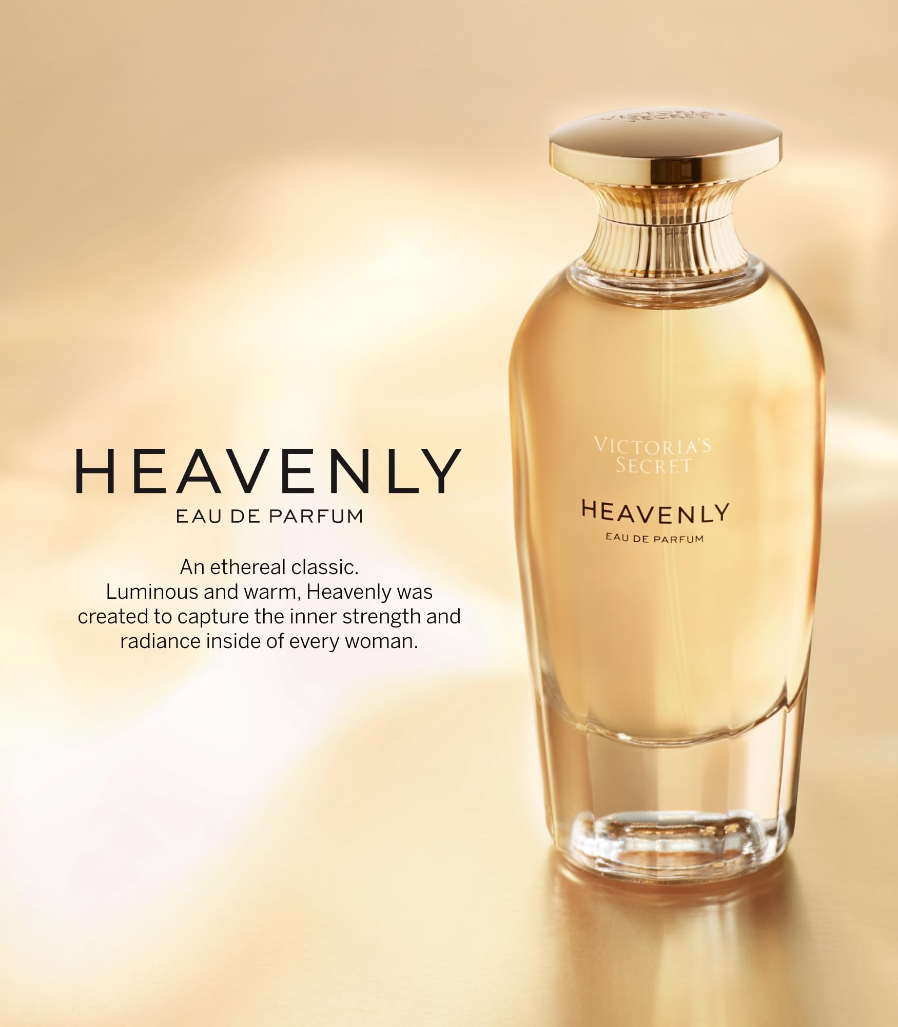 Close up of Heavenly notes including white peony and vanilla