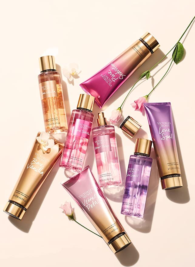 Victoria's Secret Mist Collection display captures mood-driven scents for self-expression.