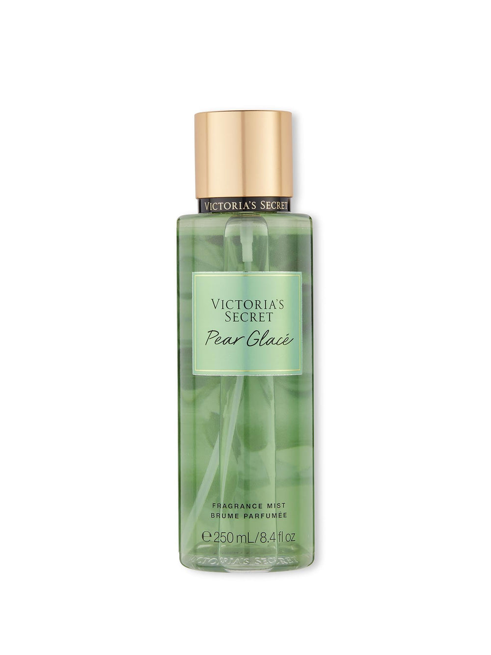 Victoria's Secret Pear Glace fragrance mist bottle for daily refresh and fruity scent lift