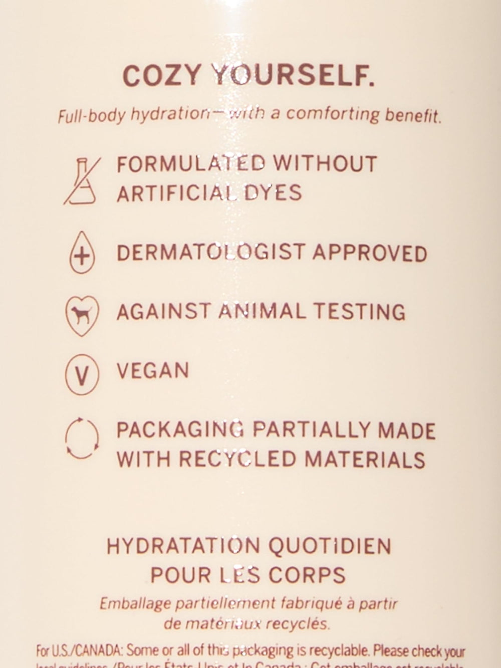Victoria's Secret PINK Vanilla Body Lotion front-cap view highlights packaging details.